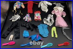 100 + item Vintage Barbie Lot 20 Barbie Dolls + multiples clothes accessories