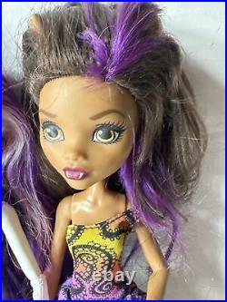 13 Monster High Dolls Lot Lagoona Frankie GiGi Spectra Clawdeen Ghoulia Cleo