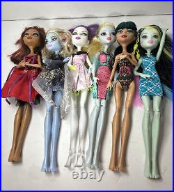 13 Monster High Dolls Lot Lagoona Frankie GiGi Spectra Clawdeen Ghoulia Cleo