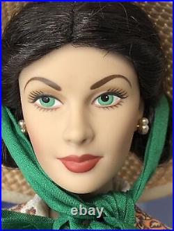 15 Franklin Mint Gone With The Wind Scarlett O'Hara Doll Vinyl Battlefield #SA