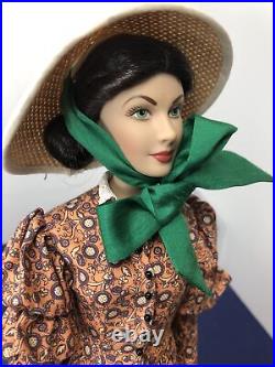 15 Franklin Mint Gone With The Wind Scarlett O'Hara Doll Vinyl Battlefield #SA