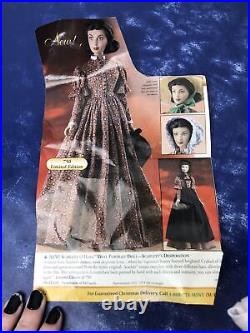 15 Franklin Mint Gone With The Wind Scarlett O'Hara Doll Vinyl Battlefield #SA