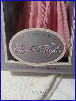 16 Franklin Mint Elizabeth Taylor Doll Vinyl Portrait Pink Dress (Chiffon)