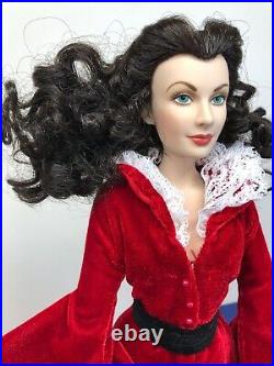 16 Franklin Mint Gone With The Wind Scarlett OHara Regal Red Robe With COA
