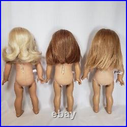 18 American Girl Doll Pleasant Company Lot of 3 EmilyJLY Truly Me 33 & 22 TLC