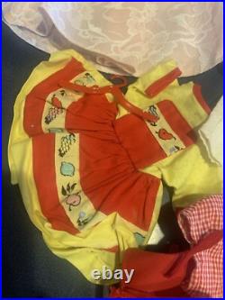 1960'S IDEAL BLONDE HIGH COLOR TAMMY Lot W Case For Clothes EUC