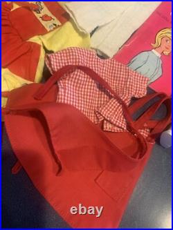 1960'S IDEAL BLONDE HIGH COLOR TAMMY Lot W Case For Clothes EUC