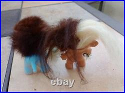 1960s UneedaWishnik DoubleHorseshoe2HeadTroll Taupe/WhiteMohair& UgliesElephant