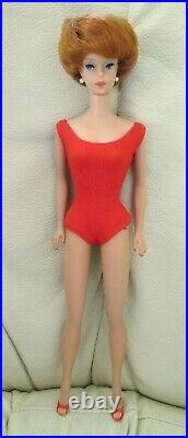 1962 Japanbubble Cut Barbie In Boxa++titian#850mint Face+hairossheels