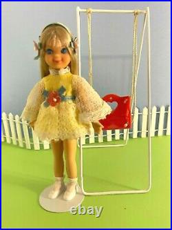 1967 Vintage Barbie SWING-A-LING TUTTI #3560 COMPLETE With VHTF SWING