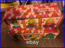 1968 Liddle Kiddles Playset Townhouse & Box, Lemon Doll, Storykin Dolls, Marx