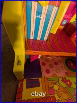 1968 Liddle Kiddles Playset Townhouse & Box, Lemon Doll, Storykin Dolls, Marx