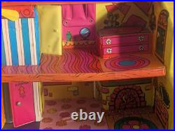 1968 Liddle Kiddles Playset Townhouse & Box, Lemon Doll, Storykin Dolls, Marx