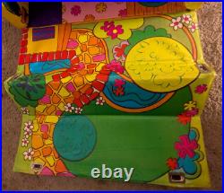 1968 Liddle Kiddles Playset Townhouse & Box, Lemon Doll, Storykin Dolls, Marx