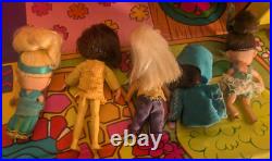 1968 Liddle Kiddles Playset Townhouse & Box, Lemon Doll, Storykin Dolls, Marx