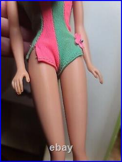 1969 Vintage Mod Blonde Standard Barbie Doll No. 1190 MIB