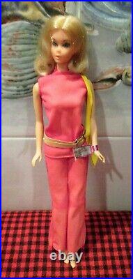 1972 Rare Walk Lively Barbie#1182steffie Faceoriginal Outfitcomplete+mint