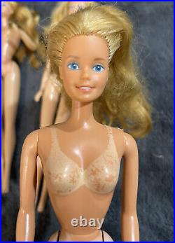1978-1980s Barbie Superstar Lot Of 6 Dolls Vintage Toys 70s