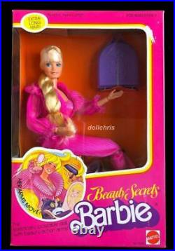 1979 Beauty Secrets Barbie Doll NRFB 1290 Mattel Sealed Poseable Action Arms New