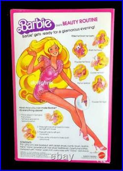 1979 Beauty Secrets Barbie Doll NRFB 1290 Mattel Sealed Poseable Action Arms New