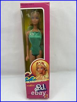 1981 Sunsational Malibu PJ Barbie Doll No. 1187 NRFB (A3)