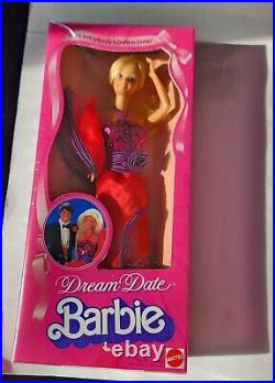 1982 Vintage Mattel Dream Date PJ, Barbie, and Ken! THREE! NIB