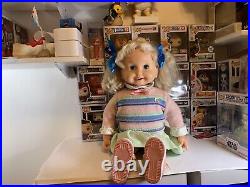 1986 Vintage Playmate Talking Cricket and Corky Dolls 5 + Casettes and 1 Book