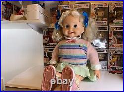 1986 Vintage Playmate Talking Cricket and Corky Dolls 5 + Casettes and 1 Book