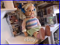 1986 Vintage Playmate Talking Cricket and Corky Dolls 5 + Casettes and 1 Book