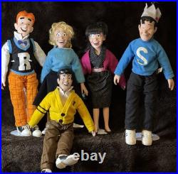 1987 Archie's 18 Inch Doll Lot Of 5 Archie, Reggie, Jughead, Betty, Veronica