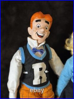 1987 Archie's 18 Inch Doll Lot Of 5 Archie, Reggie, Jughead, Betty, Veronica