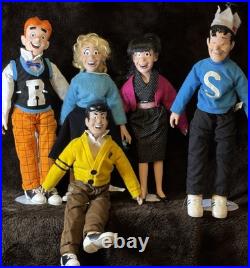 1987 Archie's 18 Inch Doll Lot Of 5 Archie, Reggie, Jughead, Betty, Veronica