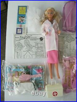1987 Nurse Whitney 4405 Doctor Barbie Doctor 3850 Ken 4118 Dolls Mattel Steffie