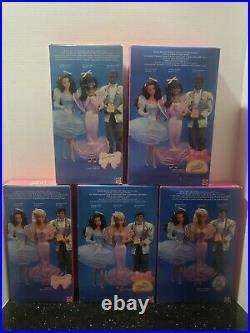 1987 Perfume Pretty Barbie Whitney and Giving Ken Complete Set AA NRFB Lot