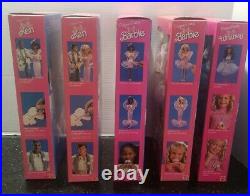 1987 Perfume Pretty Barbie Whitney and Giving Ken Complete Set AA NRFB Lot