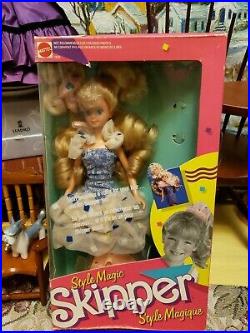 1988 Mattel Style Magic Skipper Barbie 1915 ULTRA RARE