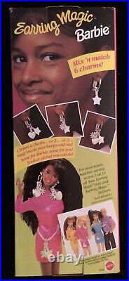 1992 Earring Magic Barbie African American #2374 Factory Sealed. Super Nice Mint