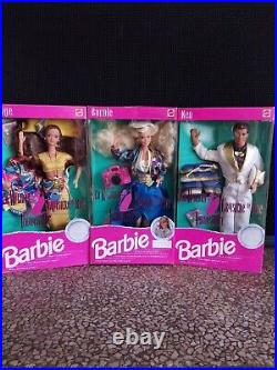 1992 Sea Holiday Lot of 3 Midge #5476, Barbie #5471, & Ken #5474 Sealed NRFB