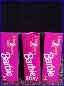 1992 Sea Holiday Lot of 3 Midge #5476, Barbie #5471, & Ken #5474 Sealed NRFB