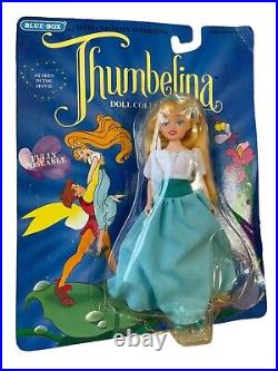 1993 Blue Box Thumbelina & Prince Cornelius RARE Poseable Dolls NIB