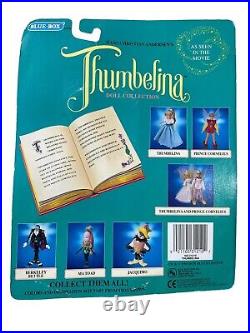 1993 Blue Box Thumbelina & Prince Cornelius RARE Poseable Dolls NIB
