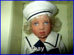 1998 Helen Kish Deirdre Sailors 12 Hand Painted Blonde Doll Mint in box withCOA