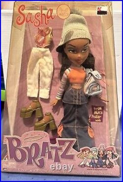 2001 1st Edition 1st Version MGA Bratz Dolls (4) (Chloe, Sasha, Jade, Yasmin) Mint