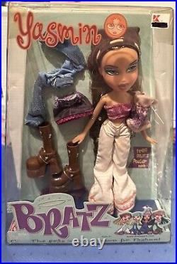2001 1st Edition 1st Version MGA Bratz Dolls (4) (Chloe, Sasha, Jade, Yasmin) Mint