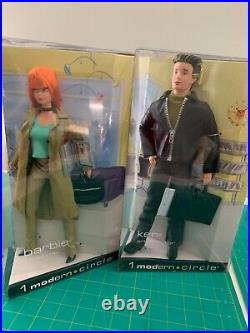 2003 Mattel 1 Modern Circle BARBIE PRODUCER & KEN ART DIRECTOR Dolls (Lot of 2)