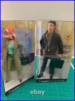 2003 Mattel 1 Modern Circle BARBIE PRODUCER & KEN ART DIRECTOR Dolls (Lot of 2)