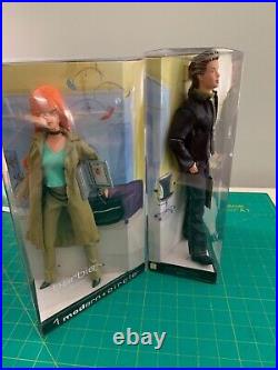 2003 Mattel 1 Modern Circle BARBIE PRODUCER & KEN ART DIRECTOR Dolls (Lot of 2)