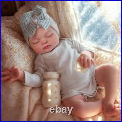 20 Sleeping Reborn Baby Doll Larry Soft Vinyl Lifelike Realistic Gift for Kids