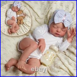 20 Sleeping Reborn Baby Doll Larry Soft Vinyl Lifelike Realistic Gift for Kids