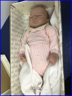 21 Ashton Drake Baby Girl Vinyl Doll Welcome Home Baby Emily COA MINT In Box